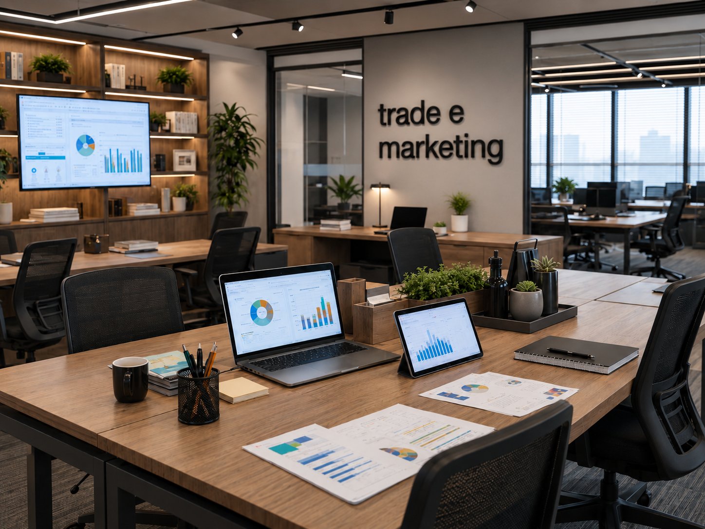 Negócio no Setor de Marketing e Trade